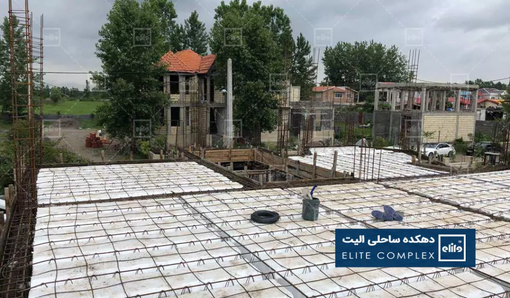 گزارش تصویری پیشرفت پروژه ویلای تیپ 1B ، دهکده ساحلی الیت در شمال