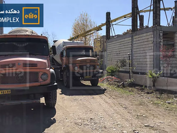 گزارش پیشرفت پروژه ویلا در شمالِ دهکده ساحلی الیت در سال 97